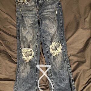 Distressed Blue Women's Jeans